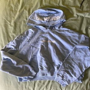 Call her daddy cropped hoodie